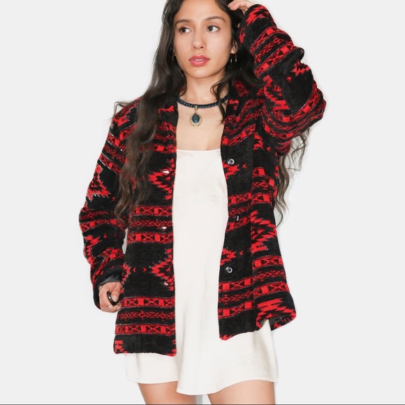 Deadstock Vintage Cold Water Creek Cardigan Coat Sweater jacket Womens Large - Picture 3 of 9